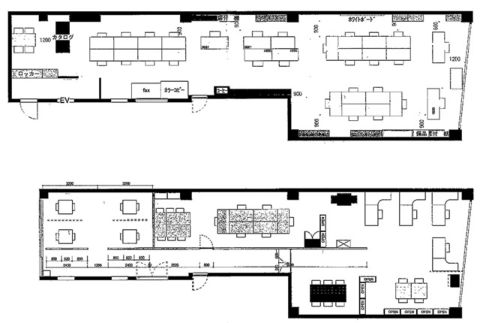 各階、レイアウト