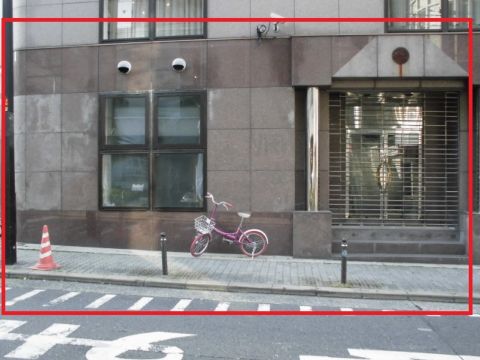 1階、店舗部分 鰻谷通り側