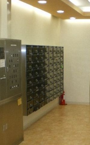 1階、機会警備及びメールBOX