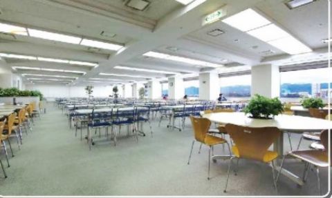 南館12階、カフェテリア
