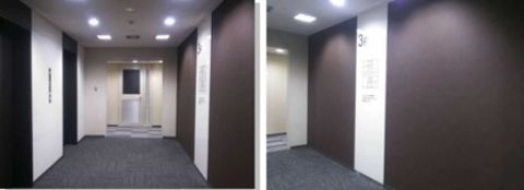 2階~上、基準階EVホール