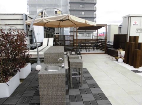 屋上、リフレッシユ スペース①