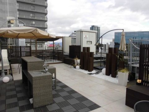 屋上、リフレッシュ スペース②