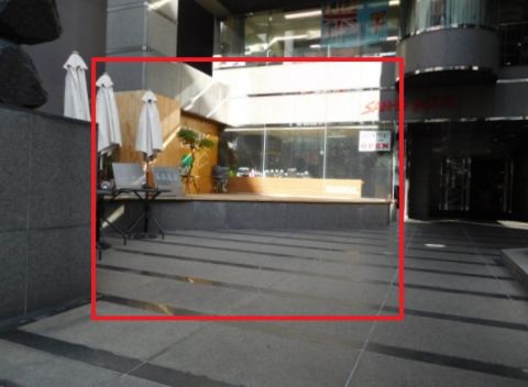 店舗部分、外観