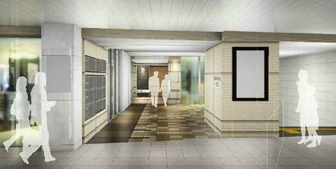 地下、共用廊下