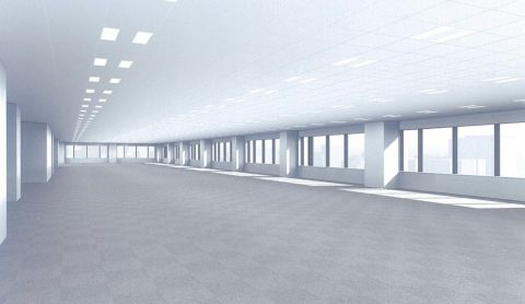 大無柱オフィスフロア