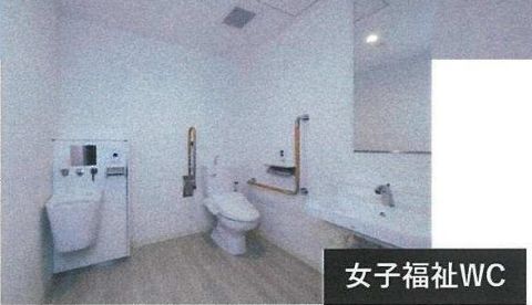 2階に福祉トイレ