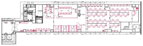 ワンフロア、レイアウト図面