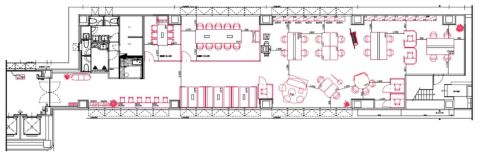 ワンフロア、レイアウト図面 ②