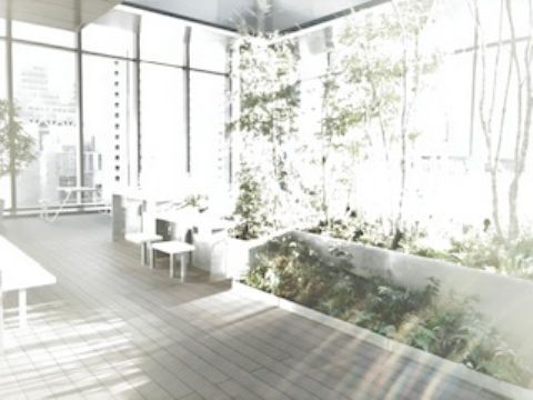 6階、スカイガーデン