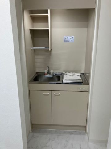 2階~7階、室内にミニキッチン