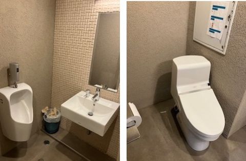 基準階、男性用トイレ