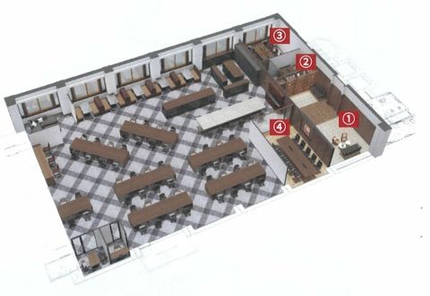 4階、レイアウト図