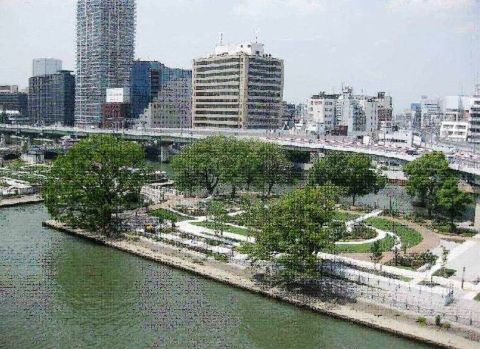 土佐堀川の眺望