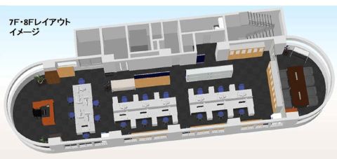 8階、レイアウト図面