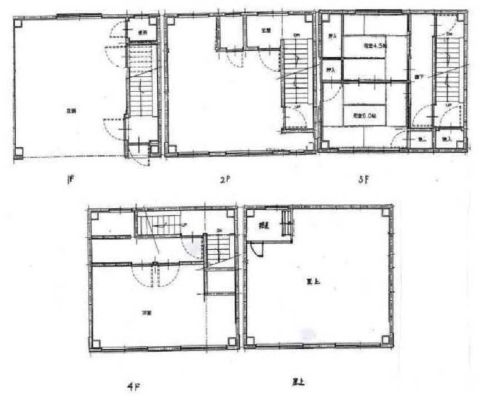 新町2丁目 4階建、1棟貸