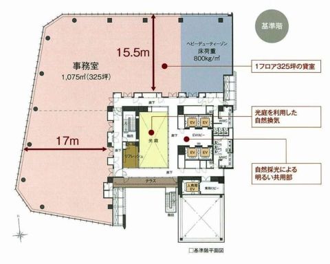 基準階、平面図