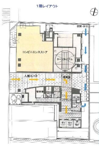 1階、レイアウト