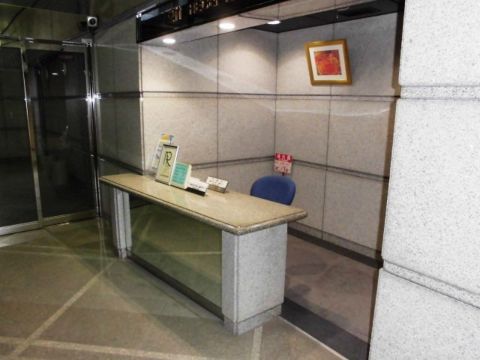 1階、管理人 受付